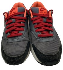 Nike Air Max 1 (GS) 555766-044 Dark Gray /Red-Black-Hot Lava Sz 6 Youth Sneakers