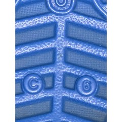 Crocs Lined Clogs Blue Multi Chevron Pattern Kids Size 6 Cozy Winter