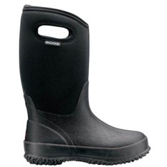Bogs Classic High HA 52065-001 Youth Size 9 US / Black Waterproof Rain Boot