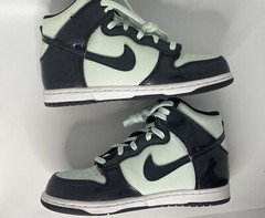 NEW NIKE DUNK HIGH SE PS NBA ALL STAR BARELY GREEN BLACK WHITE MINT SIZE 2Y