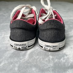 Converse CTAS Madison Ox Low Top Sneaker Shoe Size 13.5 Grey/White/Pink 659241F