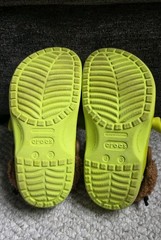 Crocs x Dream Works Shrek Clogs Lime Green Ears Youth 3 Or Women’s 5