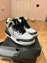 Air Jordan 3 Retro Grey Wolf For 200$USD They Have Been Used A Little Bit