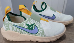Nike Flex Runner 2 LIL (PSV) White-Thistle Kids Sz 2.5Y DV1377-100 NEW
