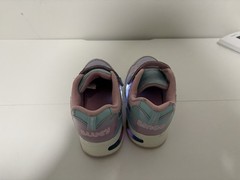 Bluey Light-Up Hook & Loop Low Top Athletic Sneakers Glitter Pink Purple Blue
