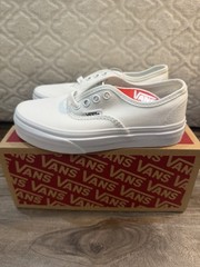 VANS Authentic True White Canvas Sneaker Unisex Kids Size 12.5 VN000WWXENS
