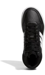 Big & Little Kid’s Adidas Hoops Mid 3.0 K Core Black/Cloud White/Grey GW0402