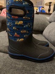 LongCone Kids Mud Boots Construction Monsters Size 4 Big Kids