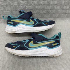 Nike Cosmic Runner Midnight Navy Dusty Cactus Blue Kids Size 2.5y HM4400-406