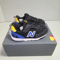 New Balance 515 New-B Hook & Loop Toddler Size 7.5 Wide Black NW515BA