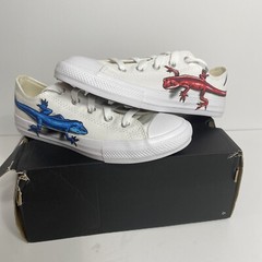 Converse All Star Lizard Print Low Top 667532F Shoes Size 3 Big Kid New In Box!