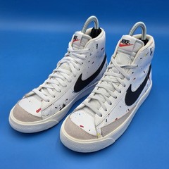 Nike Blazer Mid 77 BB (GS) Shoes White Paint Splatter DJ2618-100 Youth Size 6.5Y