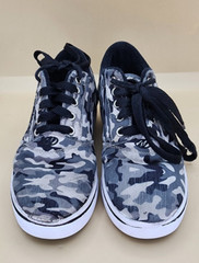 Heelys Pro 20 Prints Black/White/Gray Camouflage Skate Sneakers, Size 5