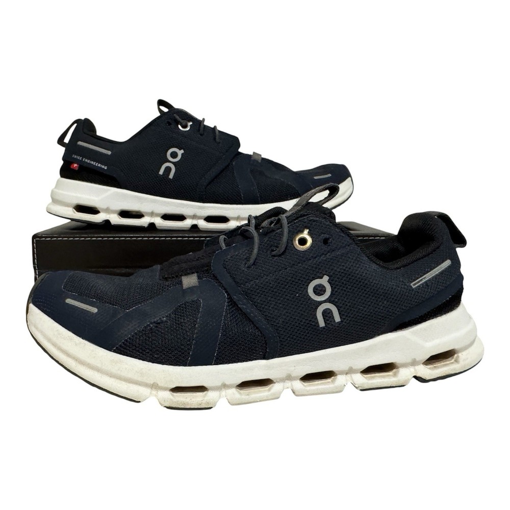 On Cloud On Kids‘ Grade School Cloud Sky Shoes Navy Blue White Size 6 Youth