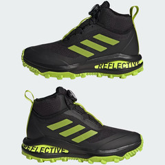 ADIDAS FortaRun BOA ATR K – Black Semi Solar Slime – FZ5472 – Kids 13.5K – New