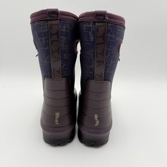 Bogs Neo-Classic Amaze Snow Boots Youth 2 Dark Purple Navy Waterproof Insulated