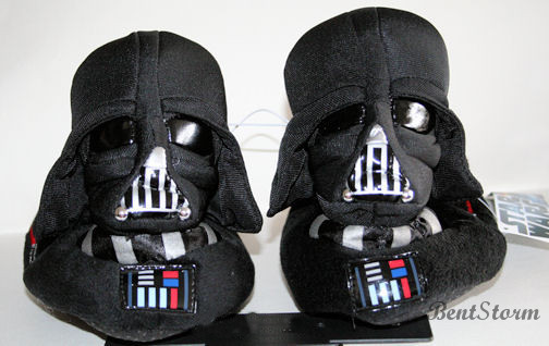 STAR WARS DARTH VADER BLACK HELMET Plush Toddler SLIPPERS HOUSE Shoes S-XL NWT
