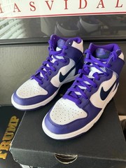 Nike Dunk High Electro Purple Midnight Navy (GS)