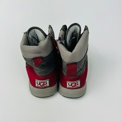 UGG Kids Boots Size 3 Turlock Waterproof Snow Boot Gray Red Hiking Outdoors