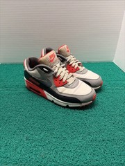 NIKE 833412-102 WHITE COOL GRAY AIR MAX 90 LTR GS YOUTH SNEAKERS SIZE US 6.5Y