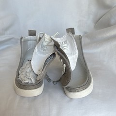 BILLY Classic Lace High Kids High Top Sneakers Gray Fabric Lace Up US 11 M