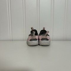 Nike Flex Runner Pink Gray White Mesh Slip On Unisex Kids Sneakers US 7C