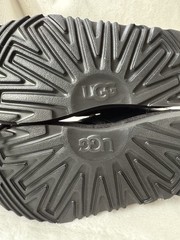 NEW UGG Neumel II Boot Black Leather Big Kids US3/UK2/EU35 (1136847K)