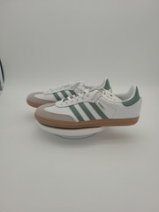 Adidas Samba OG Cloud White Silver Green JP5479 Womens New 6.5 Y / 8 Womens See