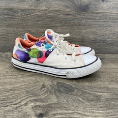 Converse Chuck Taylor All Star Junior 2 White Multi Watercolor Polka Dot Low Top
