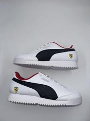 Puma Ferrari Roma Via Jr White Kids Unisex Shoes Size 4.5 308379-02