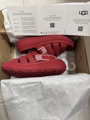 UGG Kids Sport Yeah Sandals With Strap Red Unisex Kids Size 11