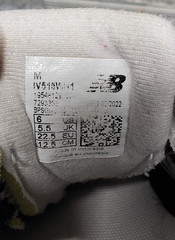 New Balance Kid Sneaker 6 Multicolor Logo Hook & Loop Closed Toe Toddler Shoe