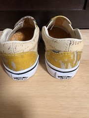 VANS Canvas Slip On Vincent Van Gogh Skull Toddler /kid Size 7