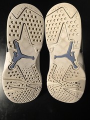 Jordan 6 Retro UNC White Size 2Y PS Kid’s DV3605-410 Shoes University Blue Used