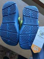 Joybees Toddler Clog Active Kids‘ size 6/7 Blue/Green New!