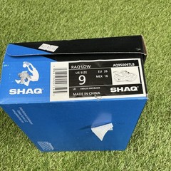 SHAQ RAQ LOW Blue Red Hook & Loop Unisex Kids Athletic Sneakers US 9