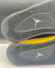 Air Jordan (GS) 4 Retro „THUNDER“ Size 7Y 408452-017 Used Shoes *READ*