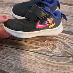 Nike Star Runner 3 SE Toddler Black Blue Sneakers DJ4696-013 Size 5C