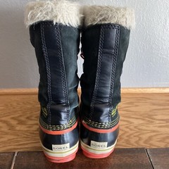 SOREL Winter Carnival Snow Boots Youth Size US 6 EUR 38 1516801011 Black Orange