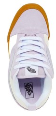 VANS Knu Skool Junior Low Top Sneakers, Lavender/White/Gum Suede/Canvas, US 6