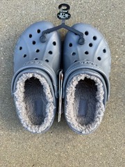 crocs baya lined clogs size 12 kids new