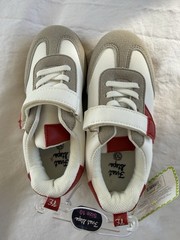 First Steps Toddler Shoes White Grey Red New With Tags Size 10