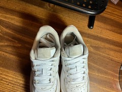 Nike™ AIR FORCE 1 Shoes ~ White/White ~ 314193-117 ~ YOUTH Sz 1Y