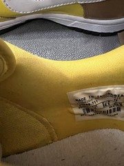 Nike Dunk Low GS 4Y Bright Yellow Brown Patent Leather Sneakers