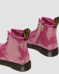 Dr. Martens Kid’s Boots 1460 Fuchsia-Silver-Gold Glitter NIB Size 12
