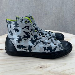 Converse Chuck Taylor Rubber Hi Camo Grey Black Neon Rain Boot Sneakers 6