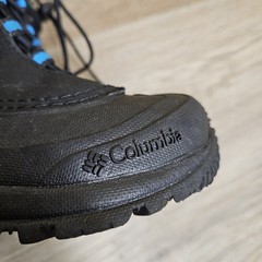 Columbia Buga Boot Plus IV Omni-Heat 400g Black Blue BY5955-010 Youth Size 1