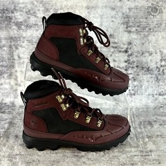New No Box Timberland Converge Shell Toe Boot Burgundy Nubuck Youth Size 2.0