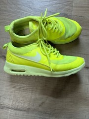 Nike Air Max Thea Flash Lime 2013 Green Lace Up Sneakers Kids 5.5