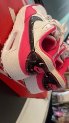 Nike Air Max SC Unisex Kids Pink/White/Black Cushioned Mesh Low Top 8.5
